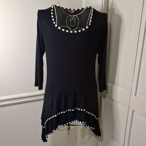 HeartSoul Black and White Tunic Top